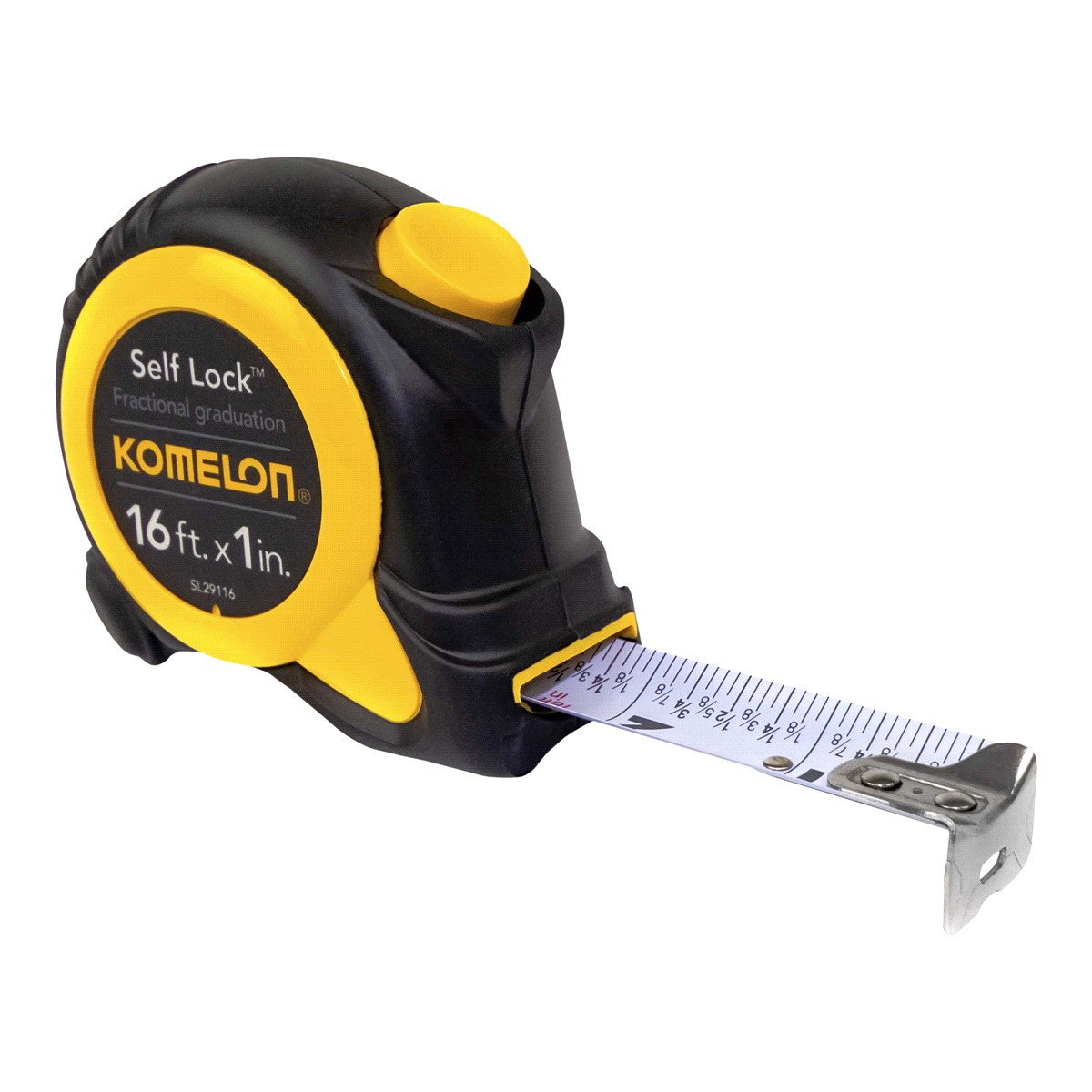 slide 2 of 2, Komelon Self Lock Tape Measure, 16 ft, 1 ct