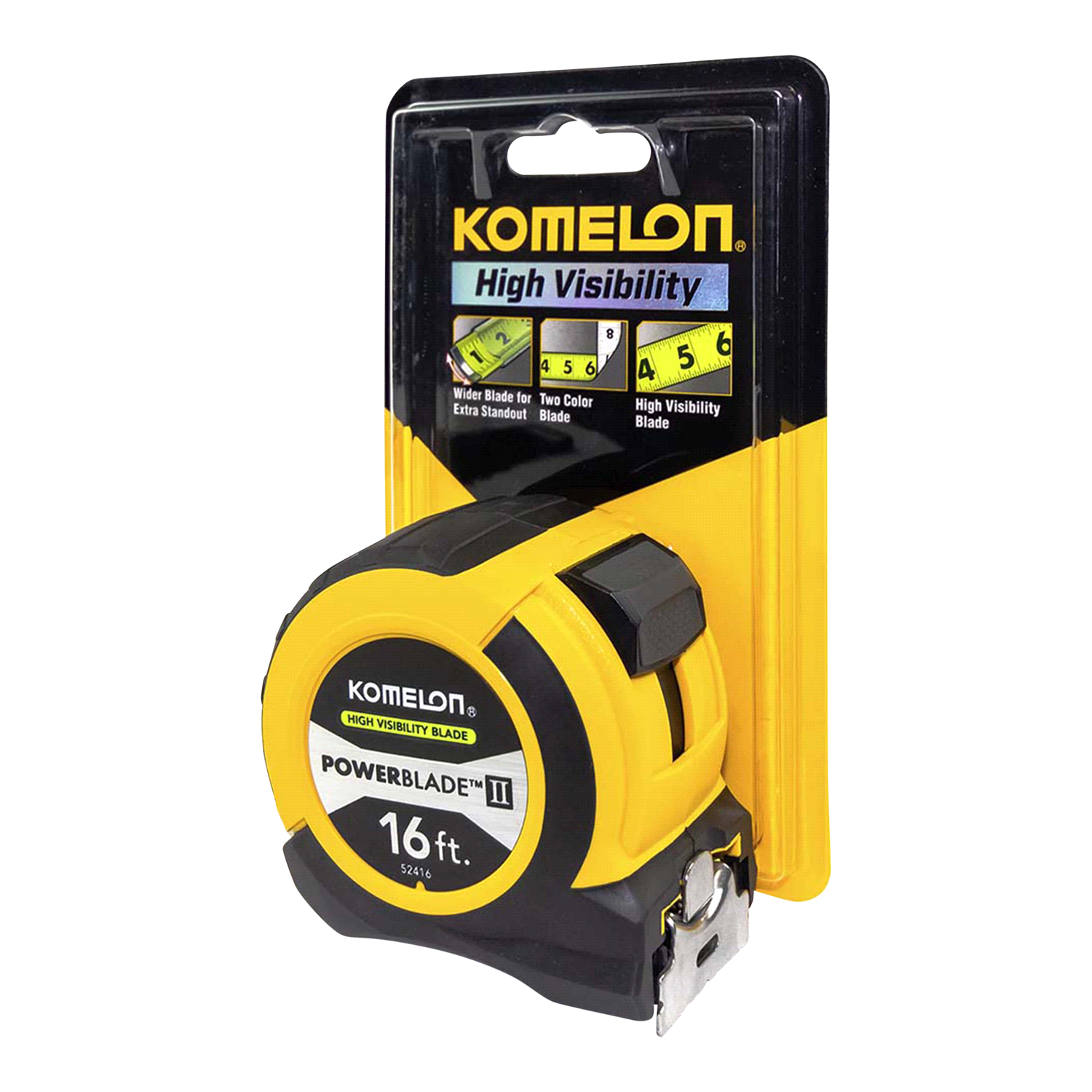 slide 4 of 4, Komelon PowerBlade Tape Measure, 16 ft, 1 ct