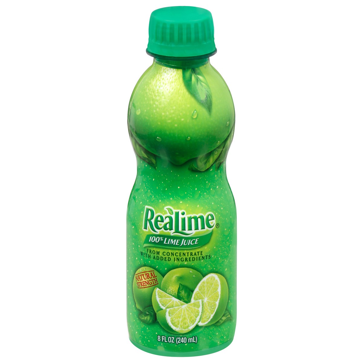 slide 1 of 2, ReaLime 100% Lime Juice 8 fl oz, 8 fl oz