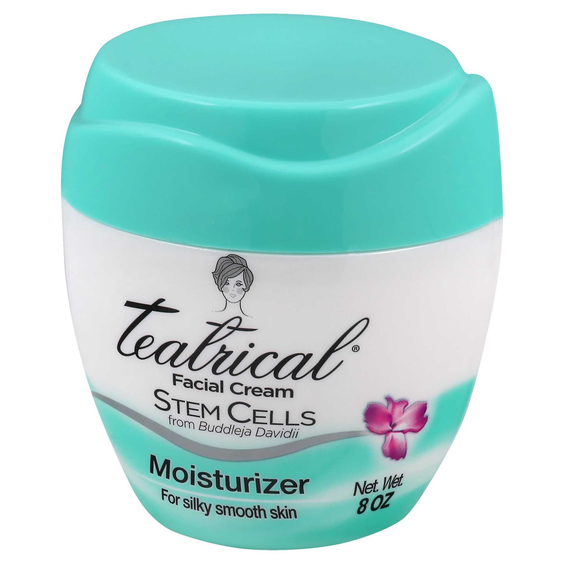 slide 2 of 6, Teatrical Moisturizing Facial Cream With Stem Cells, 8 Oz, 7 oz