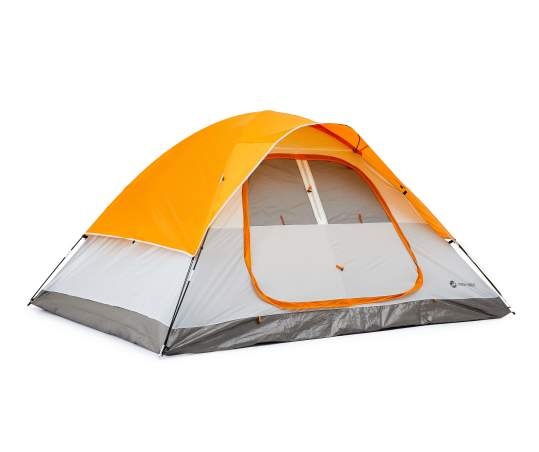 slide 1 of 1, Tahoe Trails Orange & Gray 5-Person Dome Tent, 1 ct