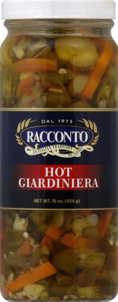 slide 2 of 2, Racconto Hot Giardiniera, 16 oz