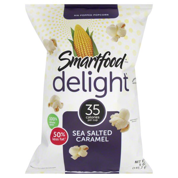 slide 1 of 3, Smartfood Delight Sea Salted Caramel Popcorn, 5 oz