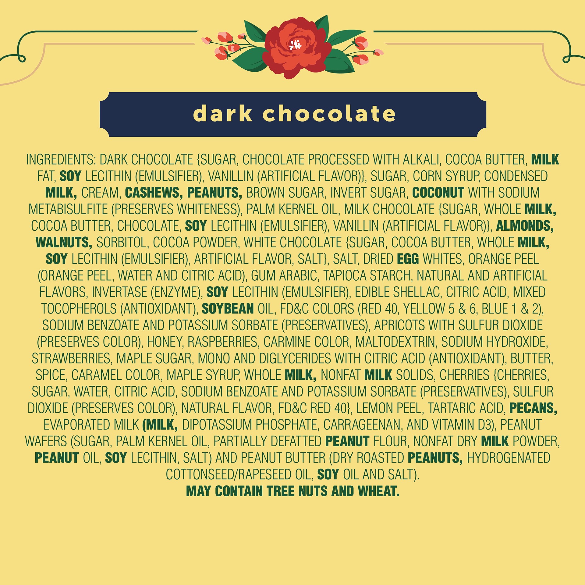 slide 2 of 3, WHITMAN'S SAMPLER Assorted Dark Chocolate Gift Box, 10 oz. (˜ 22 pieces), 22 ct