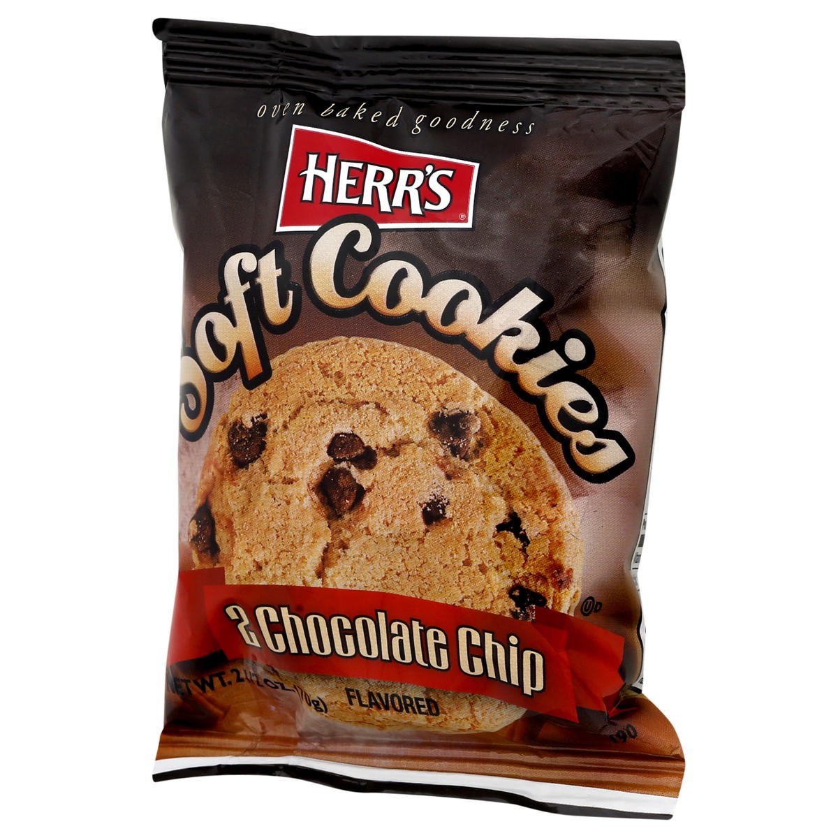 slide 3 of 10, Herr's Soft Cookies - Chocolate Chips, 2 ct