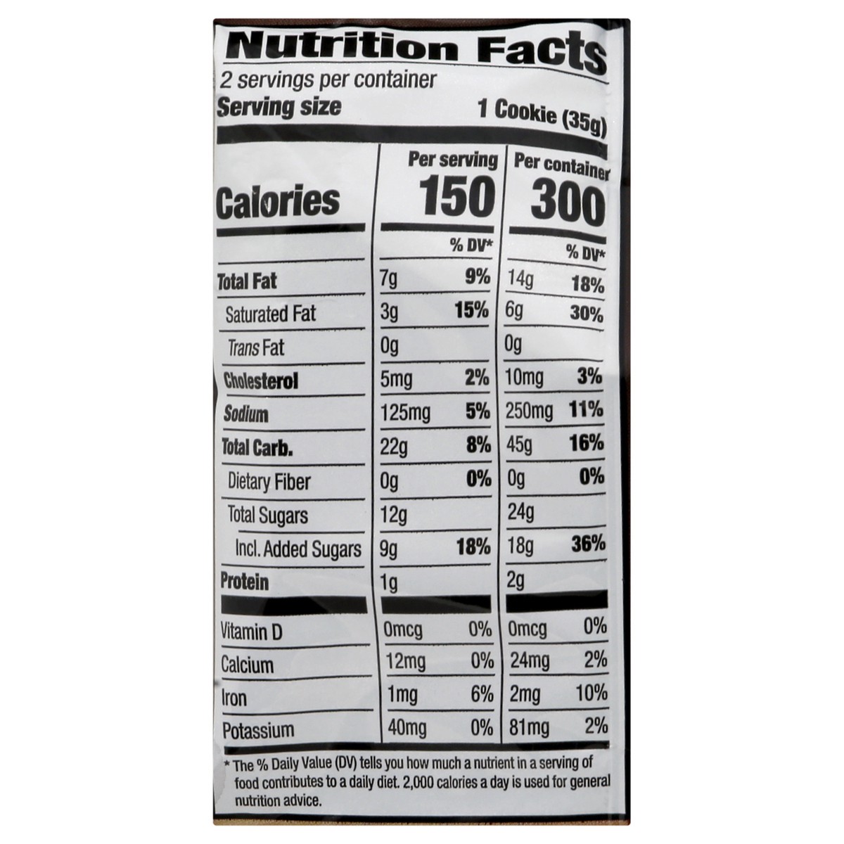 slide 5 of 10, Herr's Soft Cookies - Chocolate Chips, 2 ct