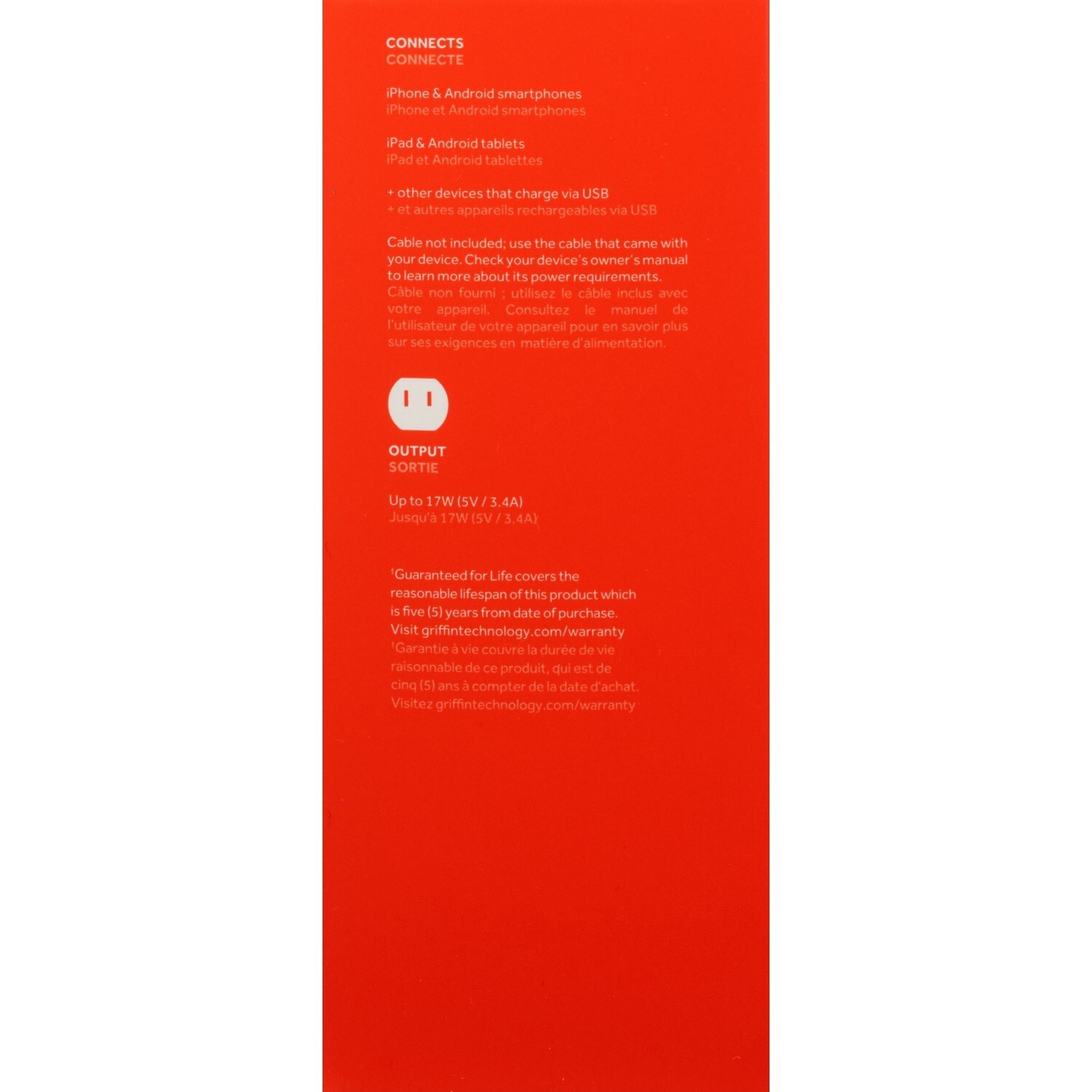 slide 7 of 7, Griffin Bros. Powerblock USB-C PD Wall Charger 1 ea, 1 ct