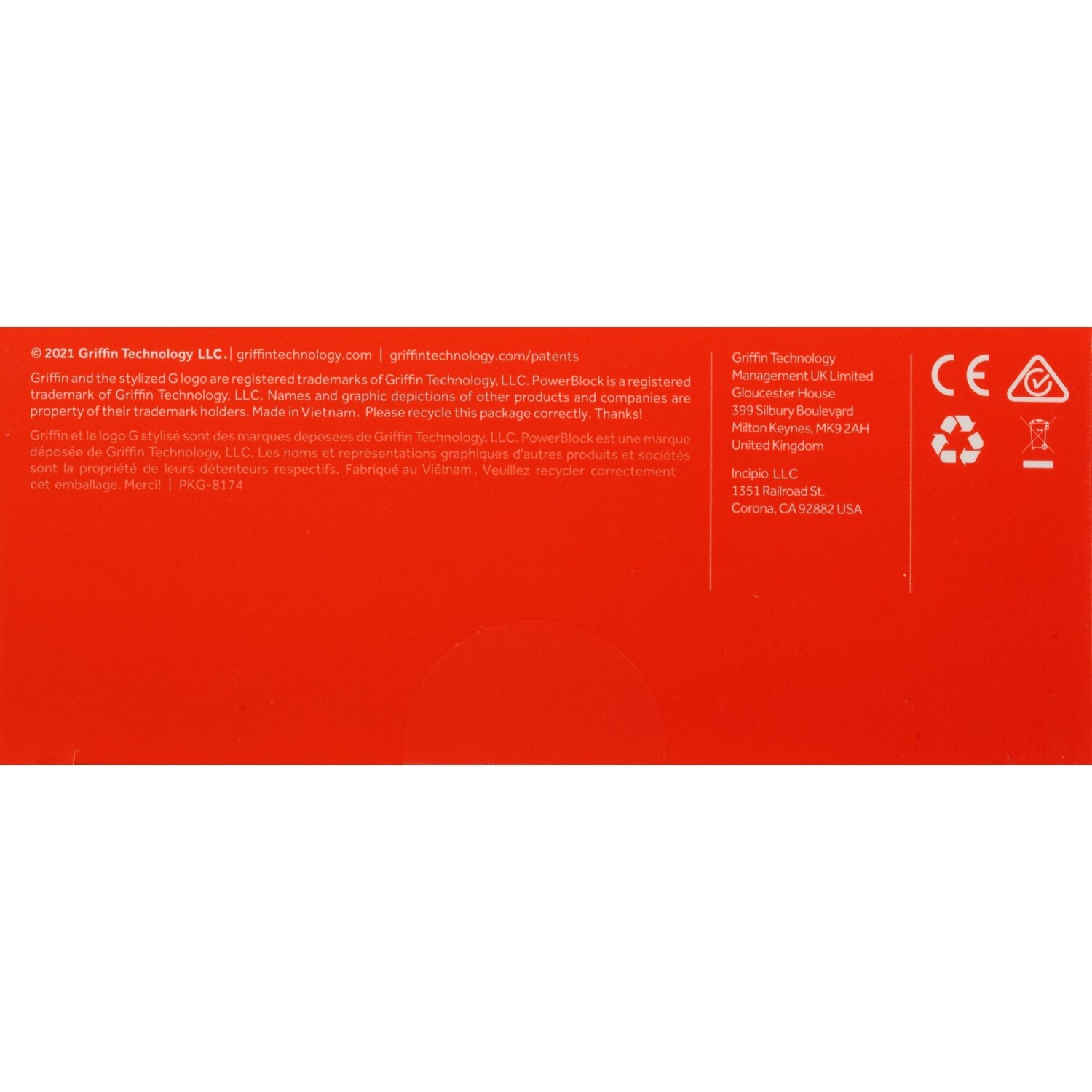 slide 5 of 7, Griffin Bros. Powerblock USB-C PD Wall Charger 1 ea, 1 ct