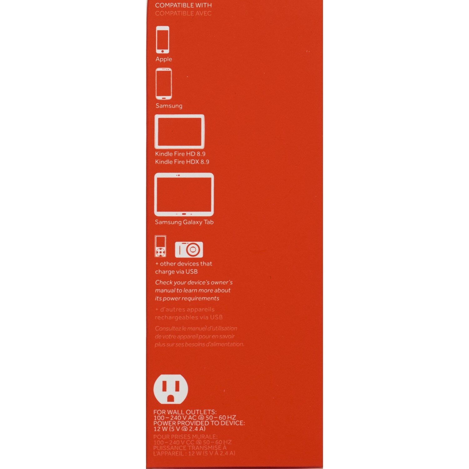 slide 2 of 6, Griffin Bros. Powerblock Universal Usb-A 12W Wall Charger, Black, 1 ct