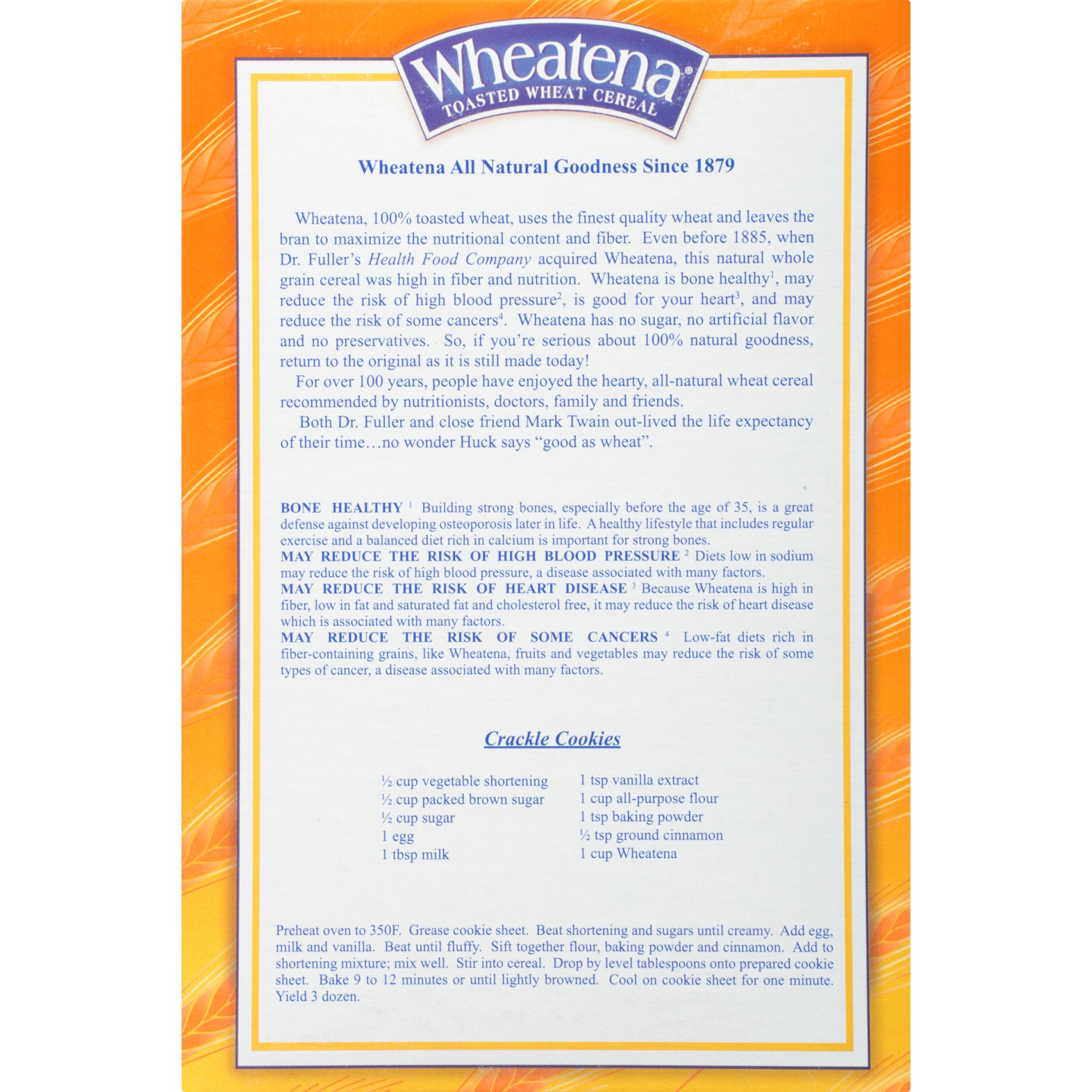 Wheatena Toasted Wheat Cereal 20 Oz Shipt