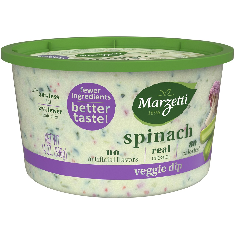 slide 2 of 8, Marzetti Veggie Dip Spinach, 14 oz