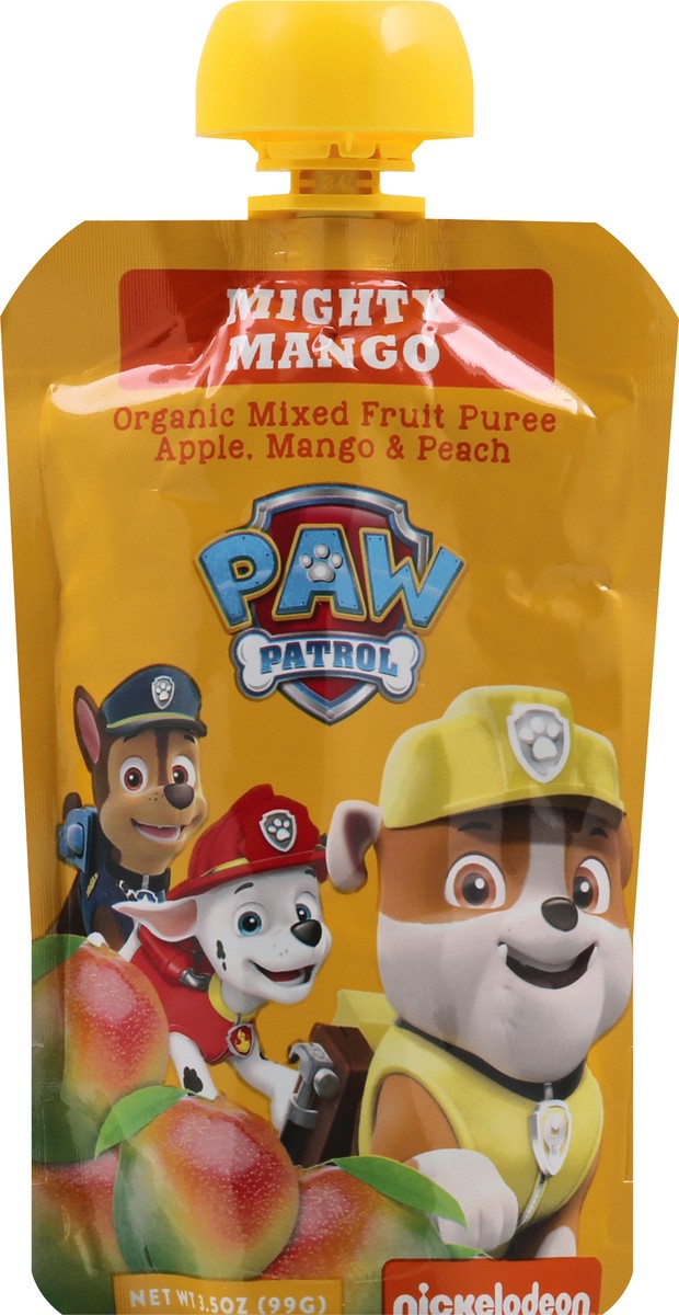 slide 6 of 9, PAW Patrol Mighty Mango Organic Blended Fruit Snack, 3.5 oz