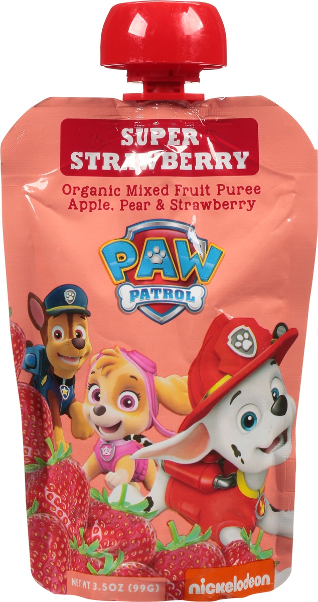 slide 6 of 9, Paw Patrol Fruit Snack Super Strwbry Pouch Og, 3.5 oz