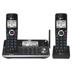 AT&T DLP73210 Expandable Cordless Phone with Bluetooth Connect to Cell, Smart Call Blocker and Answering System, Black/Silver
