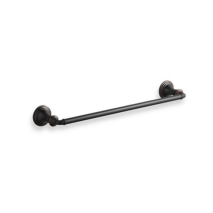 slide 1 of 1, Kohler Devonshire Oil Rubbed Bronze Towel Bar, 18 in