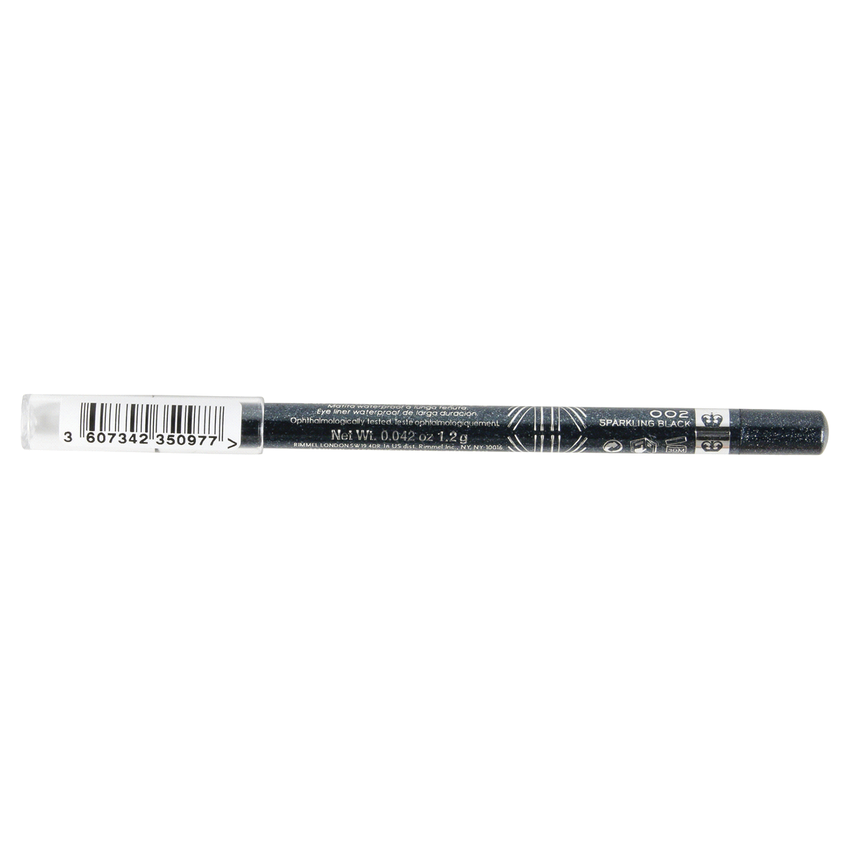 slide 4 of 4, Rimmel ScandalEyes Waterproof Kohl Eye Liner, Black Sparkle,, 0.042 oz