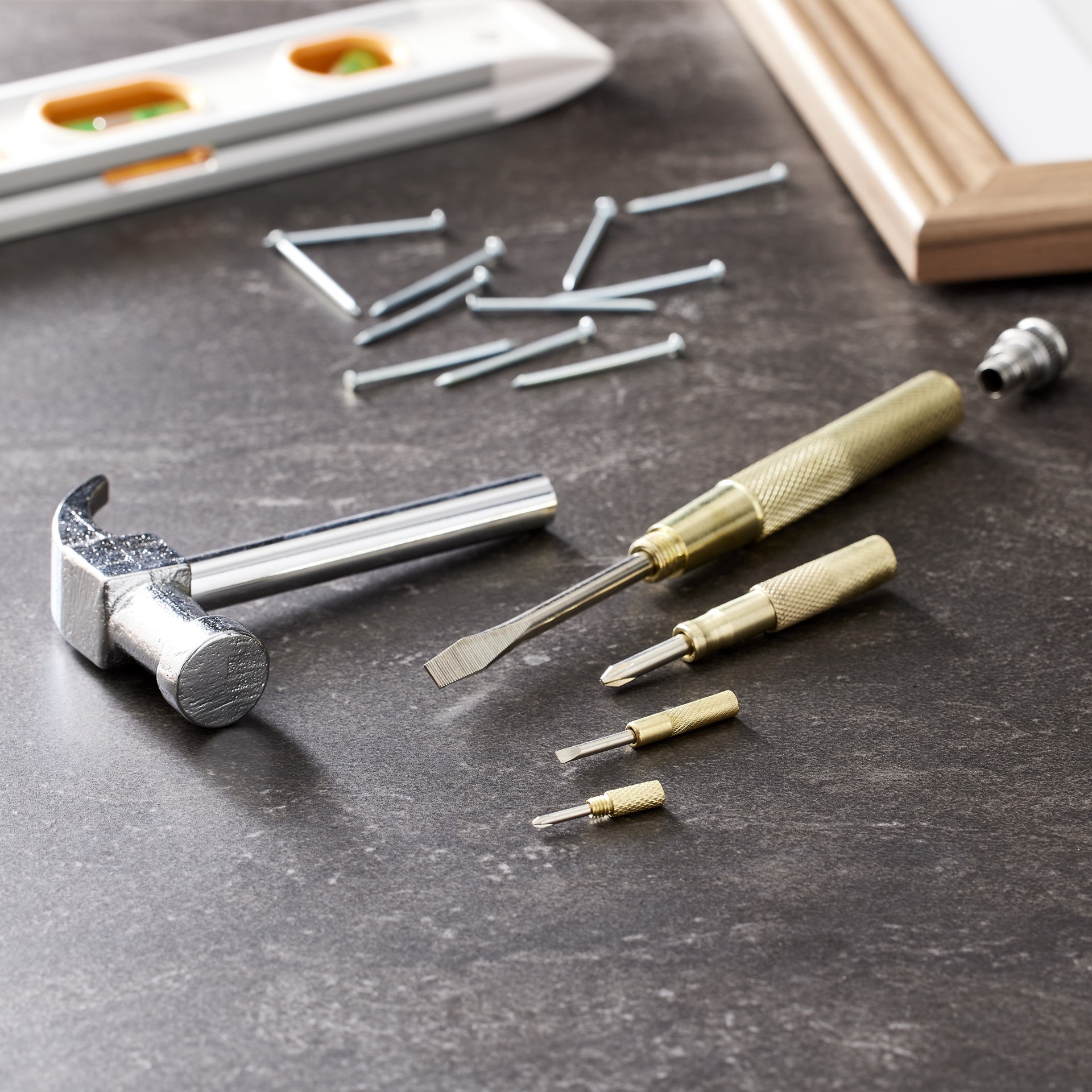 slide 3 of 5, 5-In-1 Hammer & Screwdriver Set By Studio Decor, 1 ct