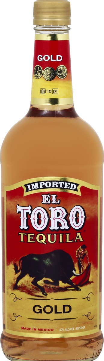 slide 5 of 6, El Toro Tequila 1 lt, 1 l