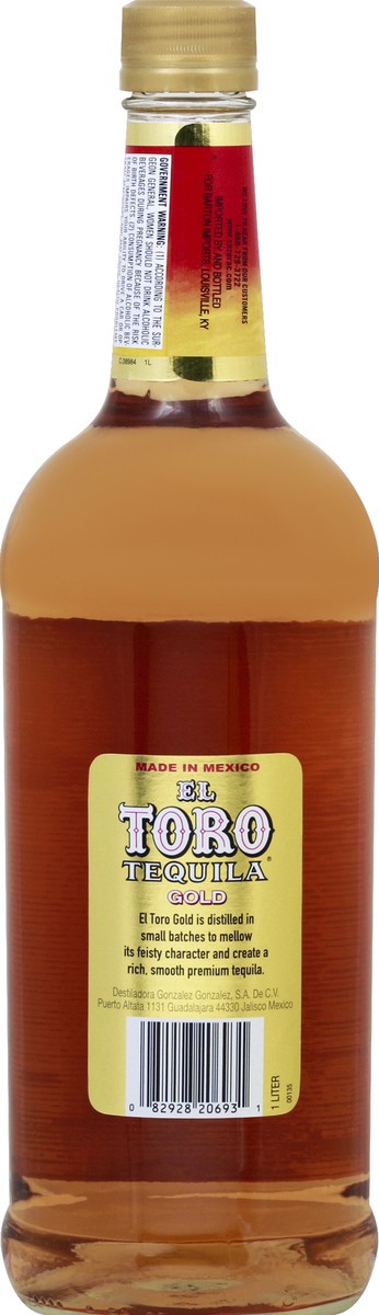 slide 6 of 6, El Toro Tequila 1 lt, 1 l