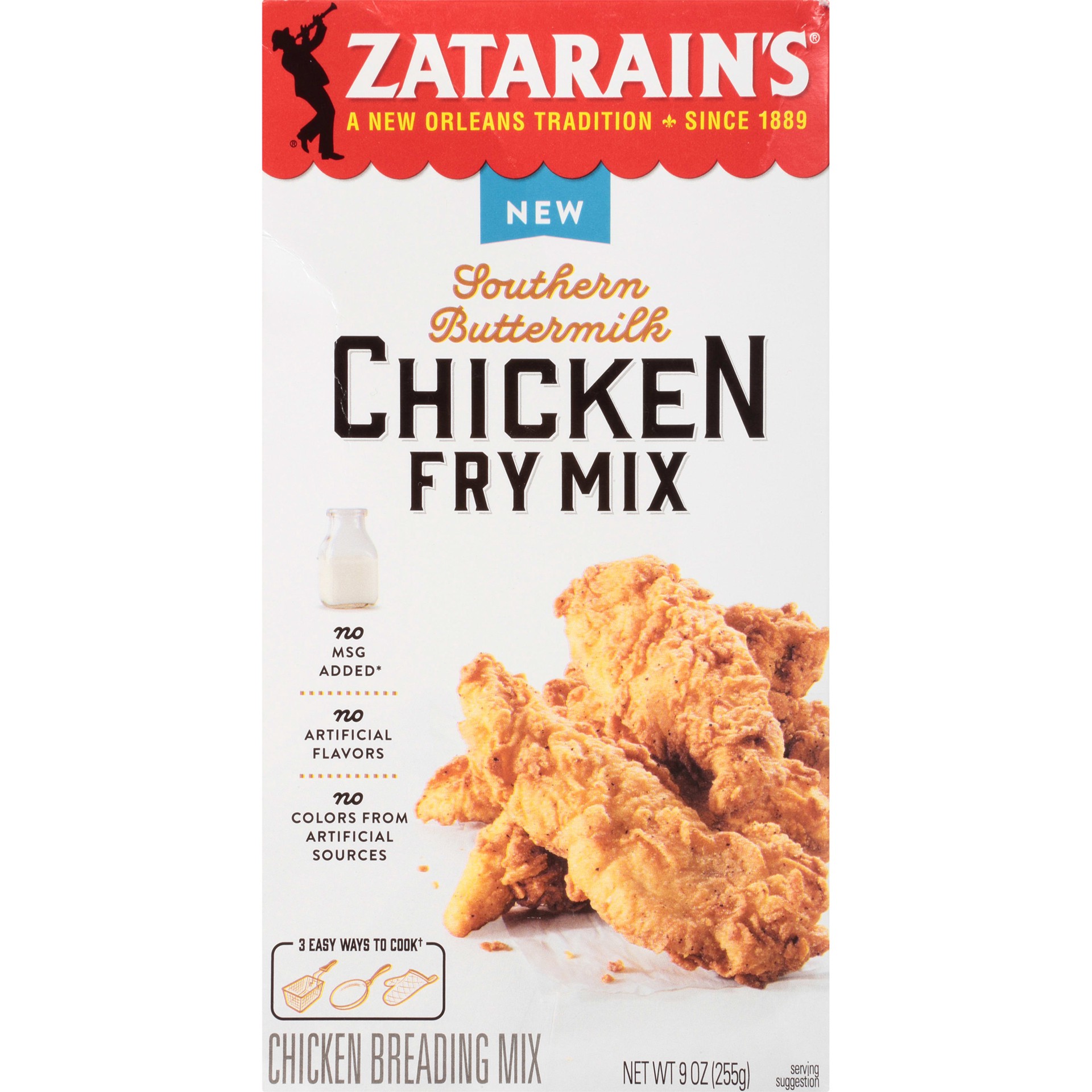 slide 1 of 9, Zatarain's Chicken Fry - Southern Buttermilk, 9 oz