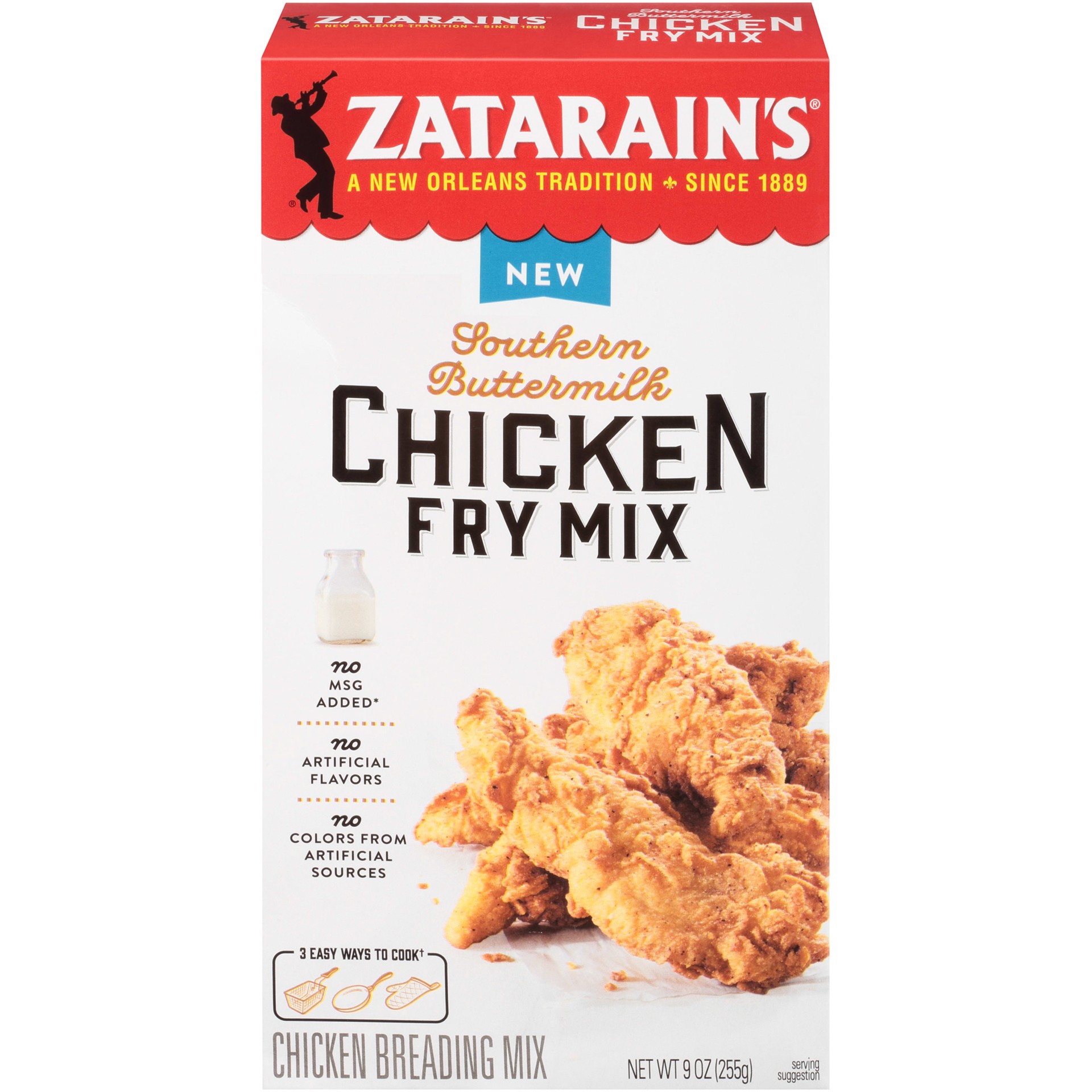 slide 1 of 9, Zatarain's Chicken Fry - Southern Buttermilk, 9 oz
