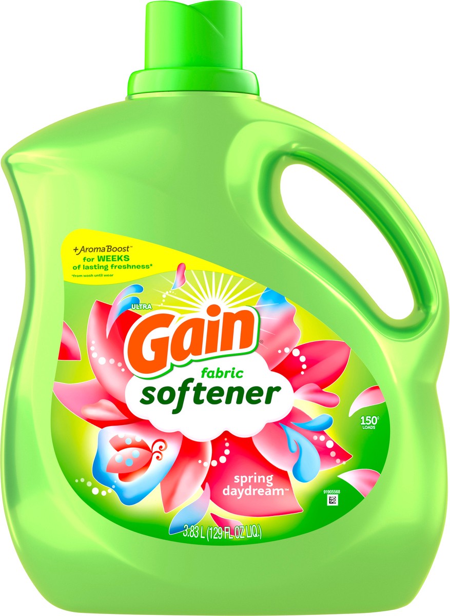 slide 4 of 7, Gain Ultra Spring Daydream Fabric Softener 3.83 lt Jug, 3.83 liter