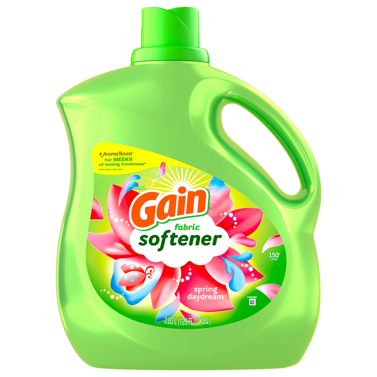slide 5 of 7, Gain Ultra Spring Daydream Fabric Softener 3.83 lt Jug, 3.83 liter