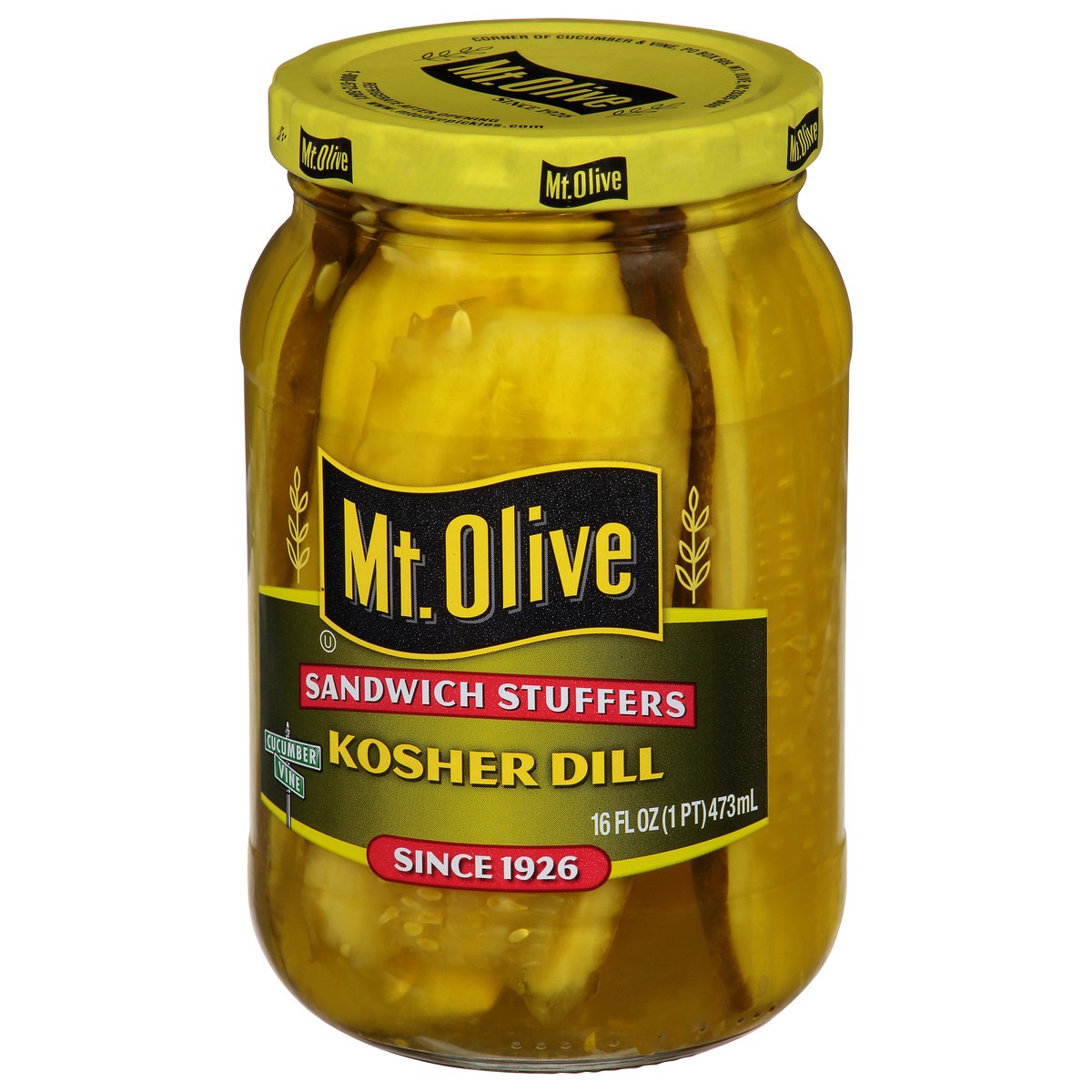 slide 13 of 14, Mt. Olive Sandwich Stuffers Kosher Dill 16 fl oz, 16 fl oz