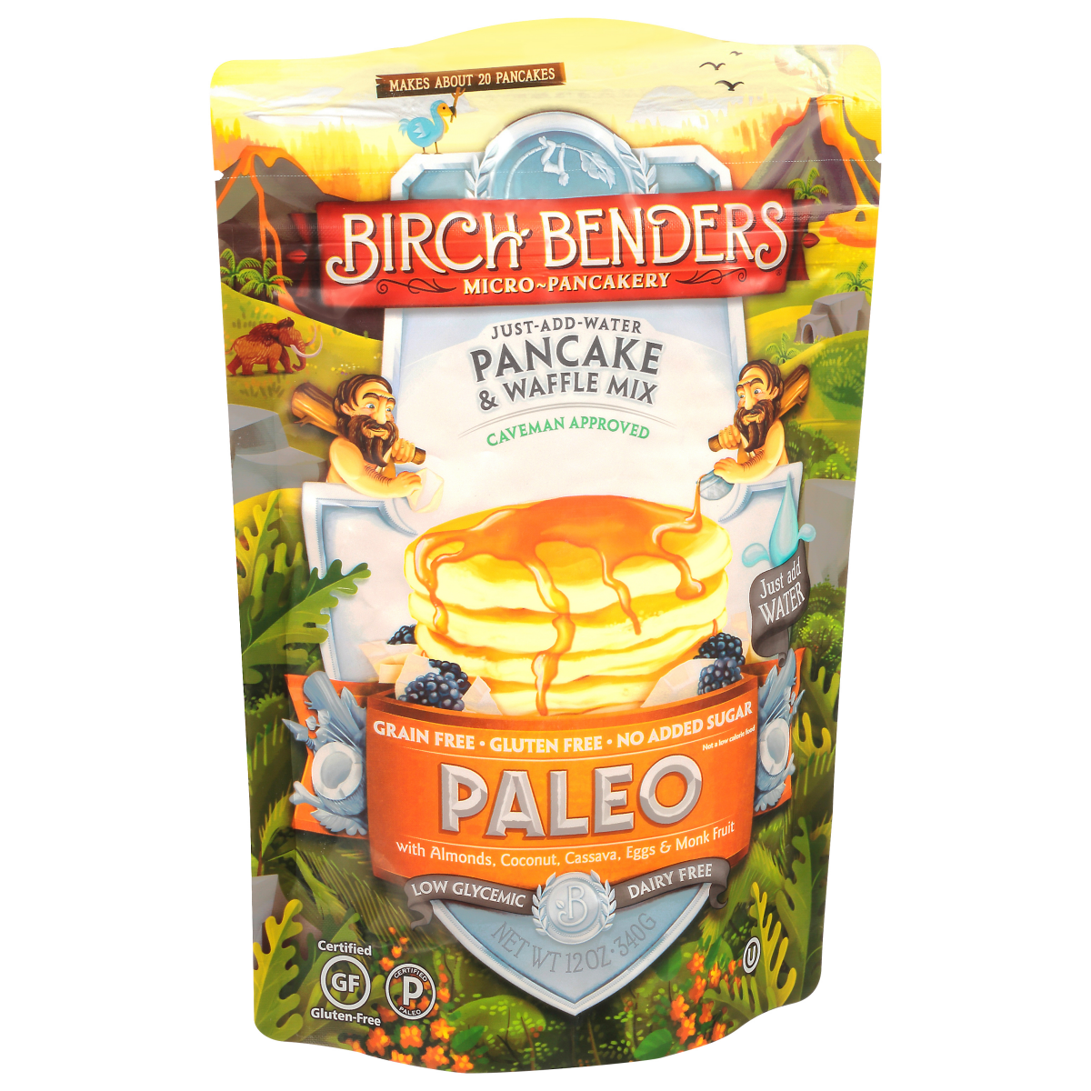 slide 1 of 12, Birch Benders Paleo Pancake and Waffle Mix, 12 oz