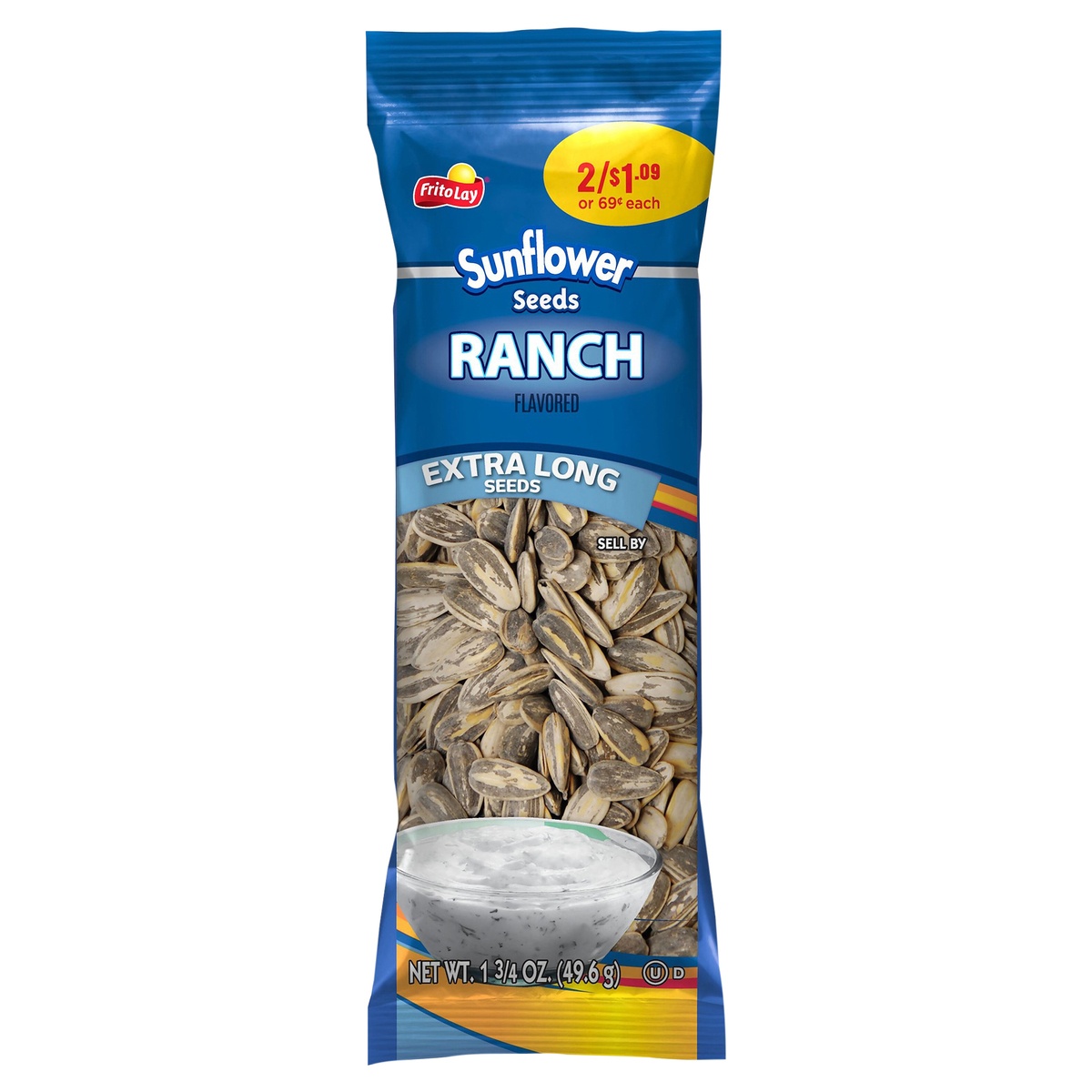 slide 1 of 4, Frito-Lay Ranch Sunflower Seeds, 1.75 oz