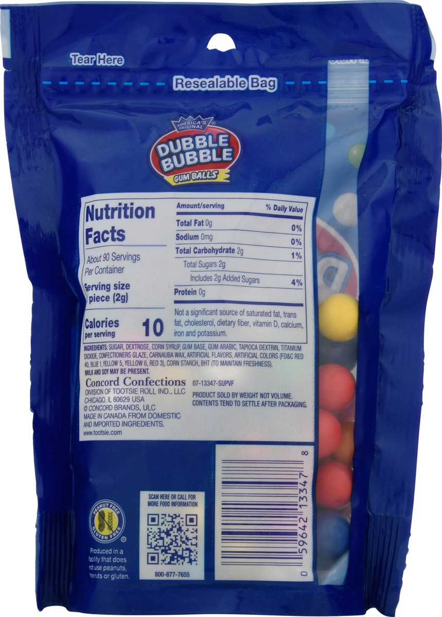 slide 3 of 13, Dubble Bubble Machine Size Refills Assorted Fruit Flavored Gum Balls 7 oz, 7 oz