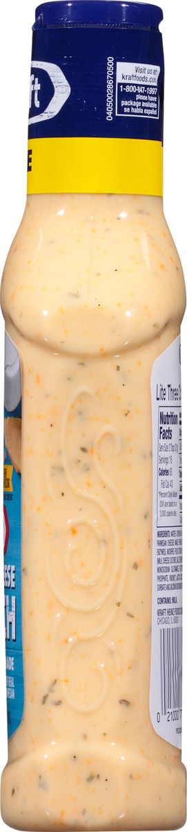 slide 7 of 13, Kraft Three Cheese Ranch Light Dressing 16 Oz Bottle, 16 fl oz