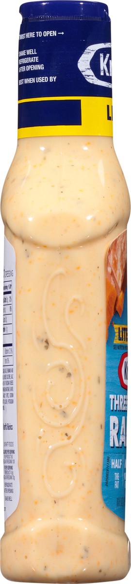 slide 8 of 13, Kraft Three Cheese Ranch Light Dressing 16 Oz Bottle, 16 fl oz