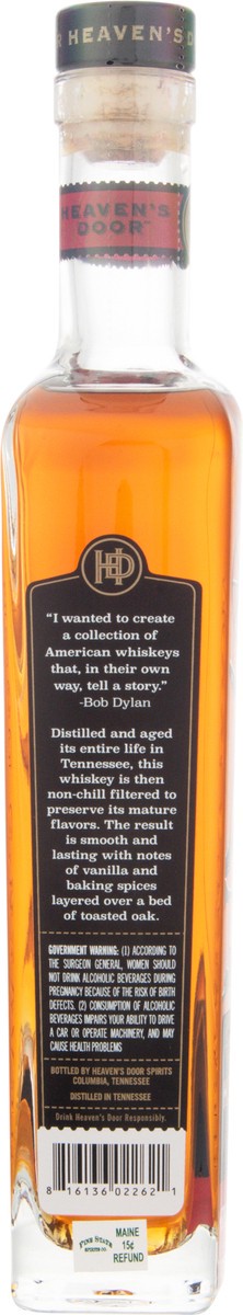 slide 8 of 9, Heaven's Door Straight Bourbon Whiskey 750 ml, 750 ml