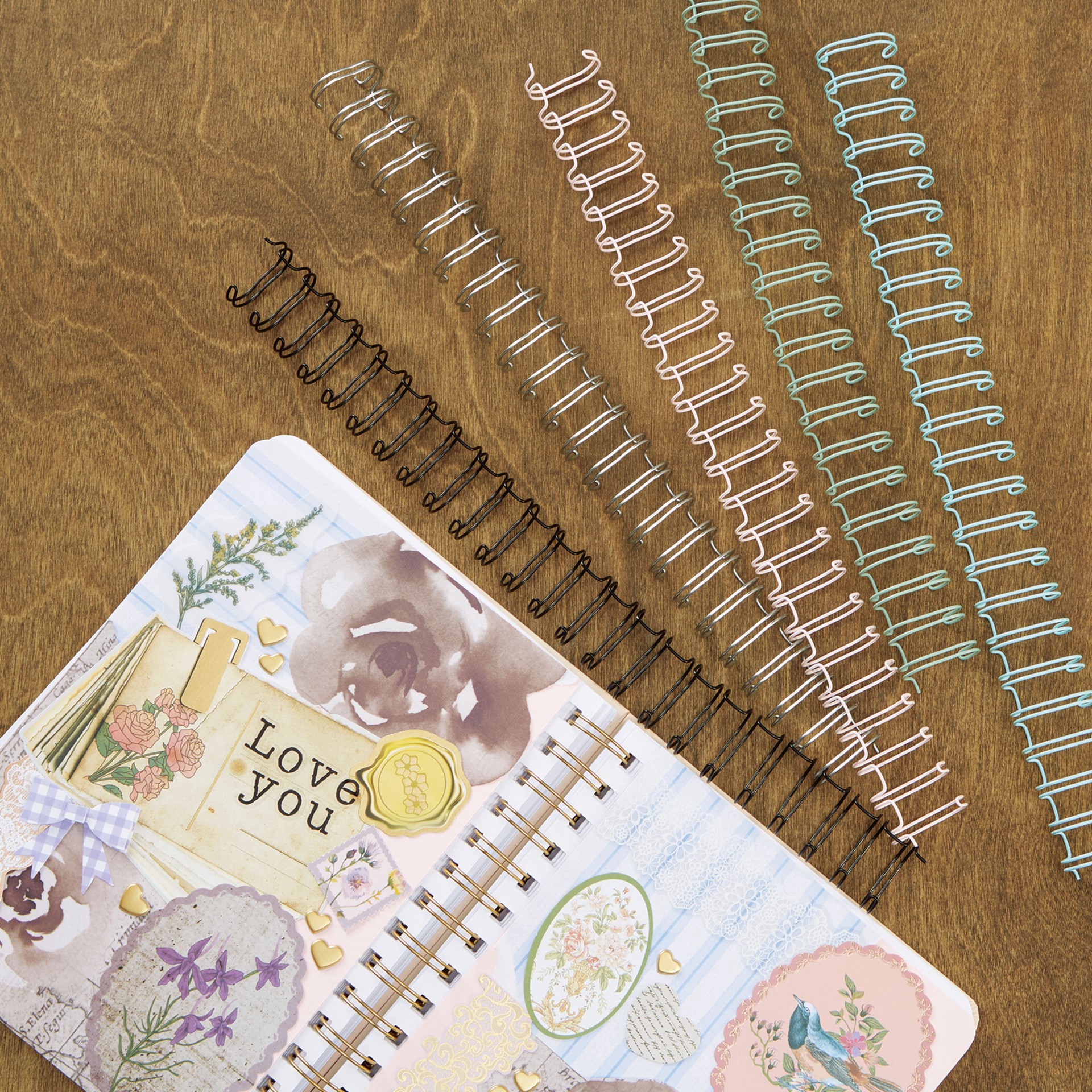 slide 2 of 3, 12" Multicolor Binding Wires, 16ct. By Recollections, 16 ct