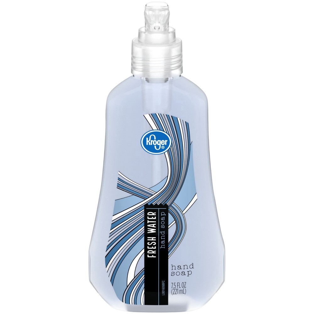 slide 1 of 4, Kroger Fresh Water Liquid Hand Soap, 7.5 fl oz