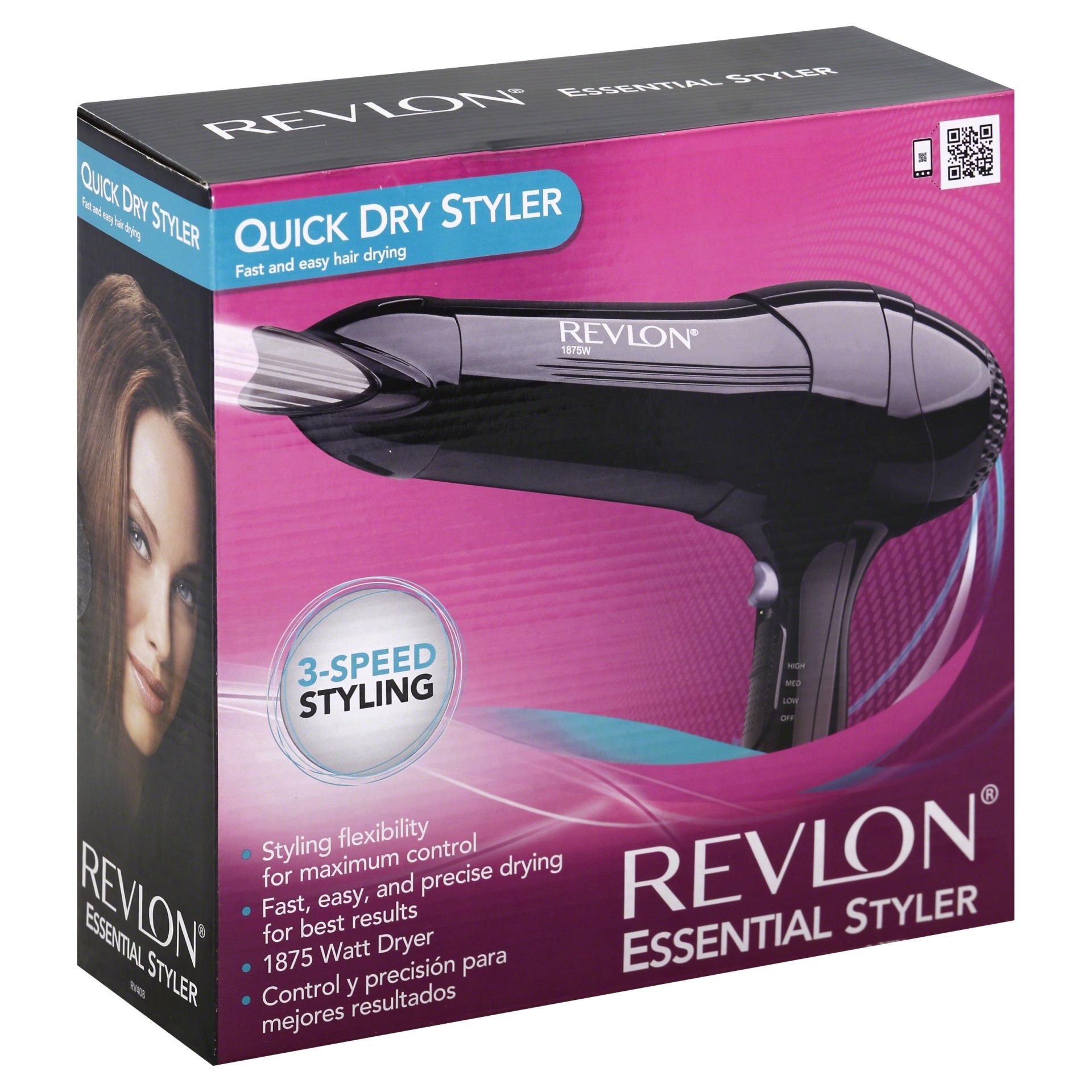 slide 1 of 4, Revlon Styler, Essential, Quick Dry, 1 ct