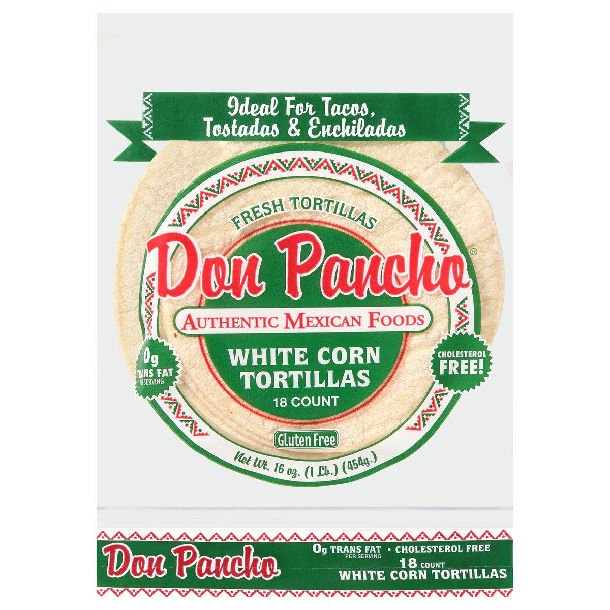 slide 1 of 8, Don Pancho Tortillas, 18 ct