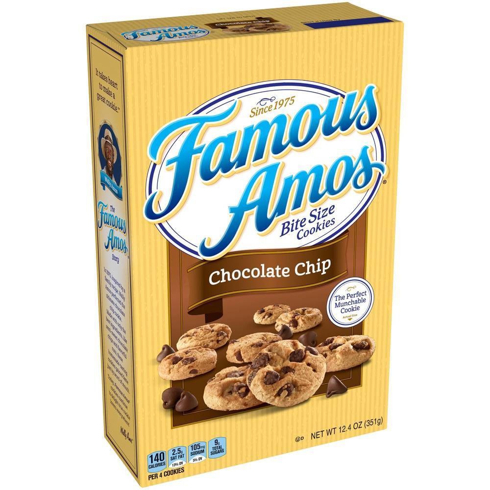 slide 1 of 7, Famous Amos Chocolate Chip Cookies, 12.4 oz