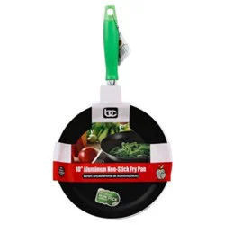 Bene Casa, Fry Pan 10" Nonstick Assorted Colors Yellow Orange Green