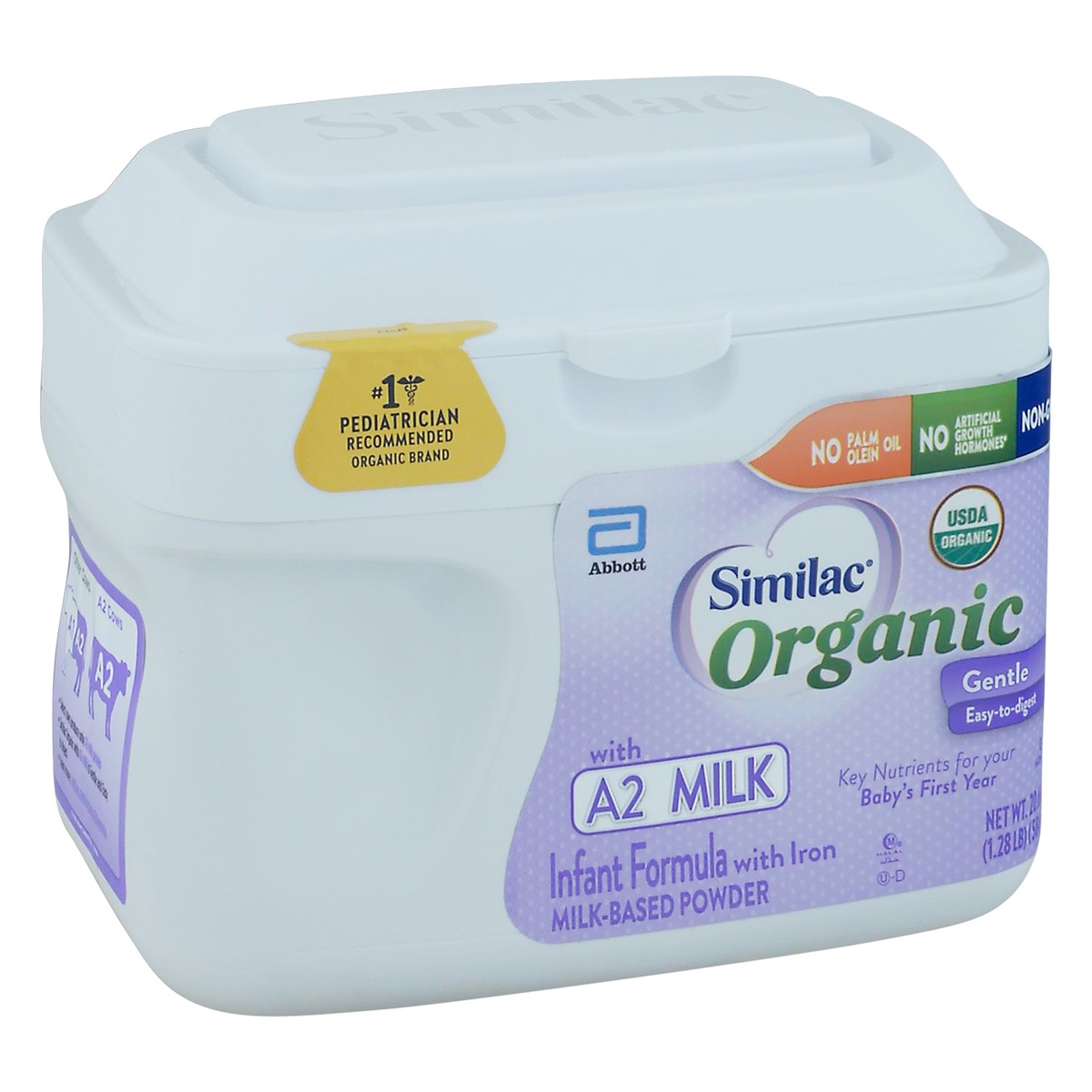 slide 2 of 9, Similac Organic Gentle Infant Formula Powder, 23.2 oz