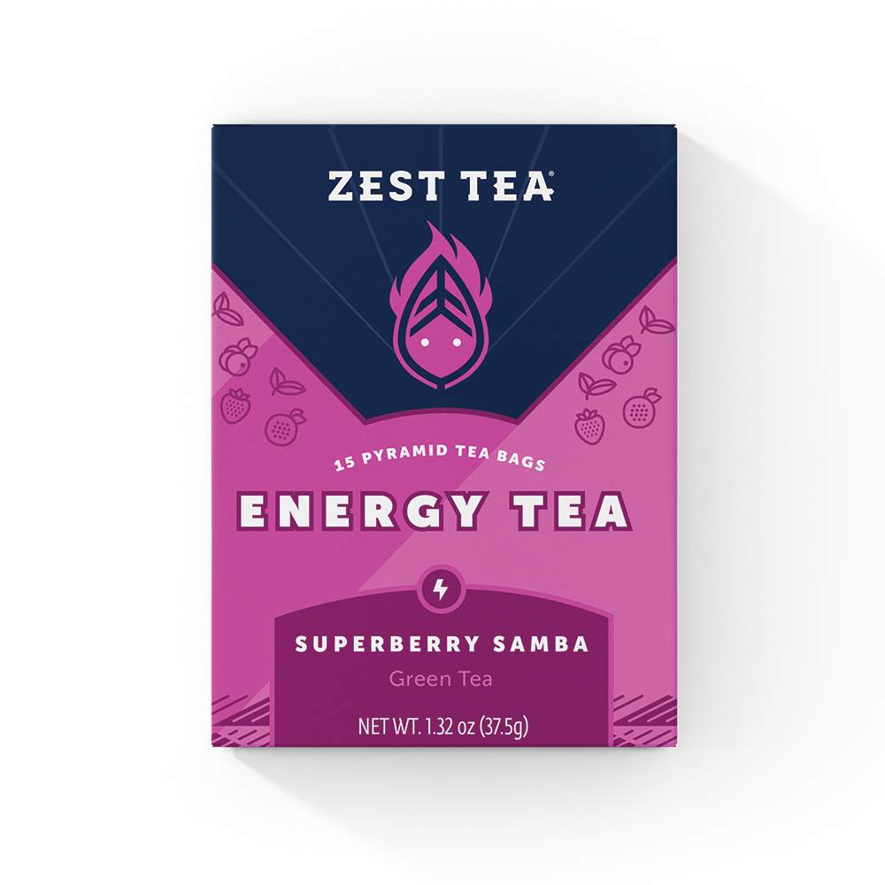 Zest Tea Superberry Samba Green Tea Bags 15 Ct Shipt