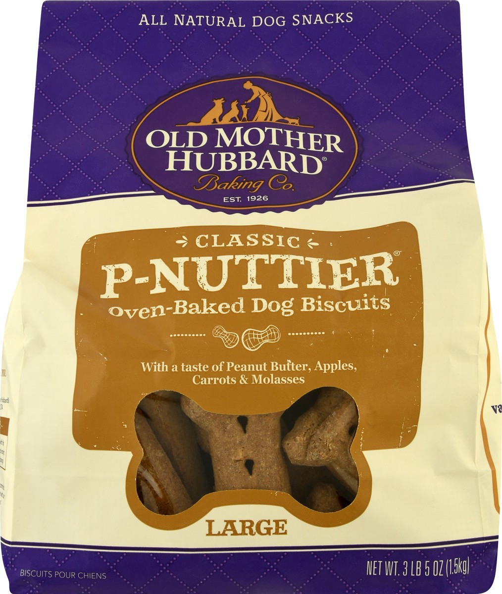 slide 3 of 9, Old Mother Hubbard Baking Classic Large P-Nuttier Dog Biscuits 3 lb, 3 lb