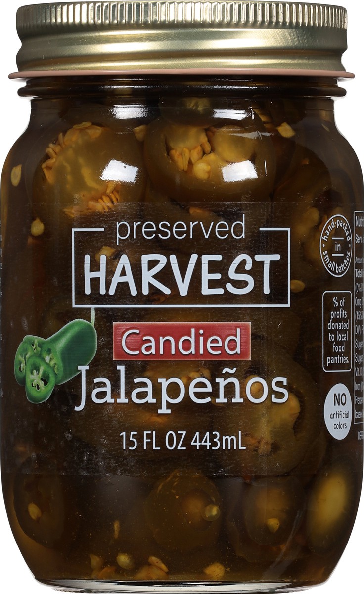 slide 2 of 14, Preserved Harvest Prerv Harv Candied Jalapenos, 15 oz