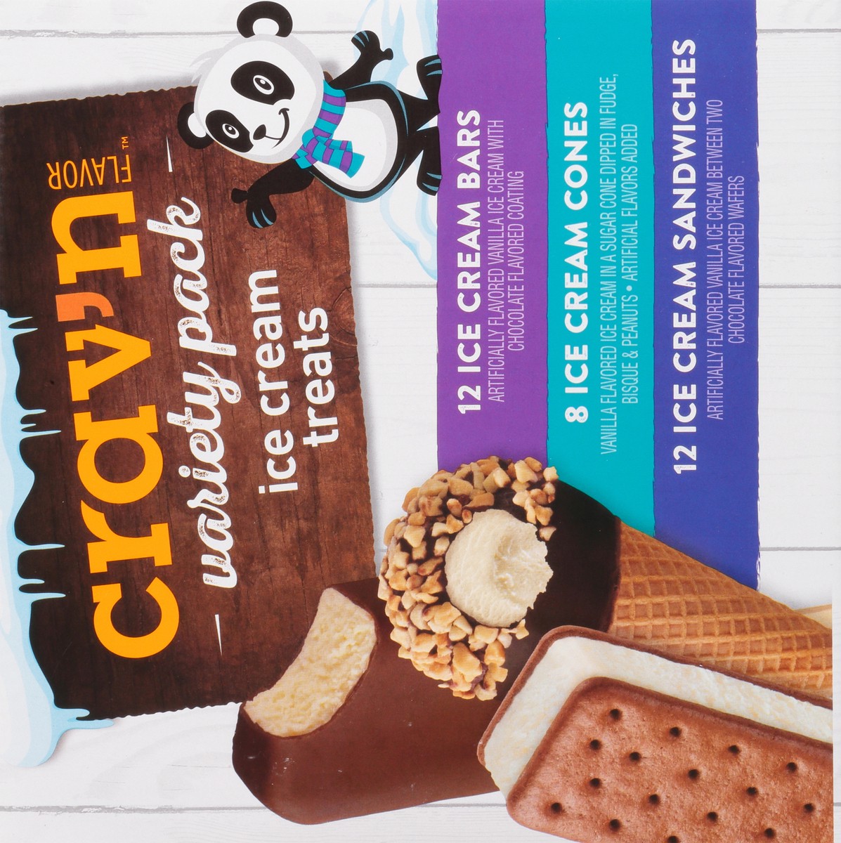 slide 6 of 19, Crav'n Flavor Ice Cream Treats Variety Pack 32 Each, 32 ct