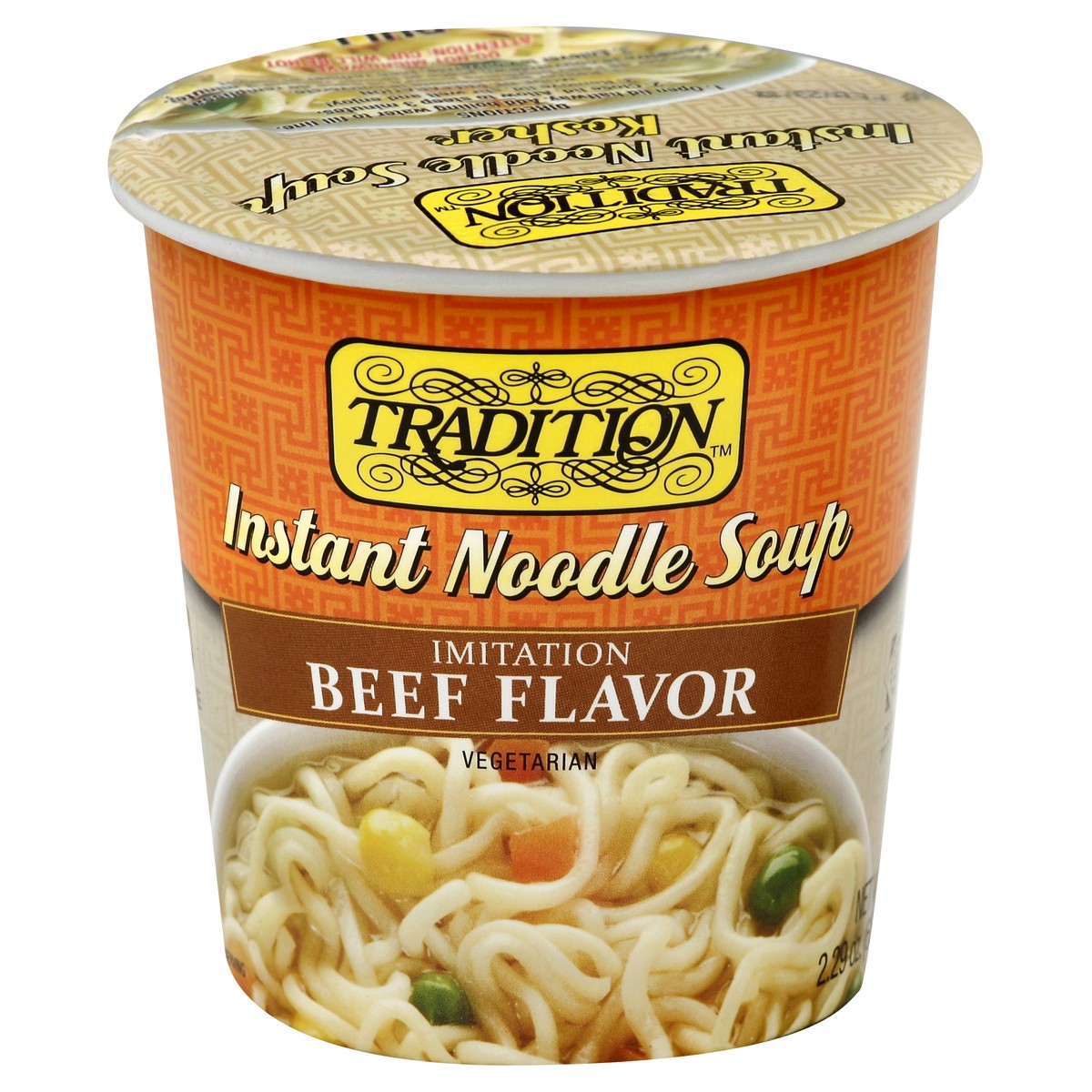 slide 4 of 4, Tradition Beef Flavor Noodle Soup, 2.29 oz