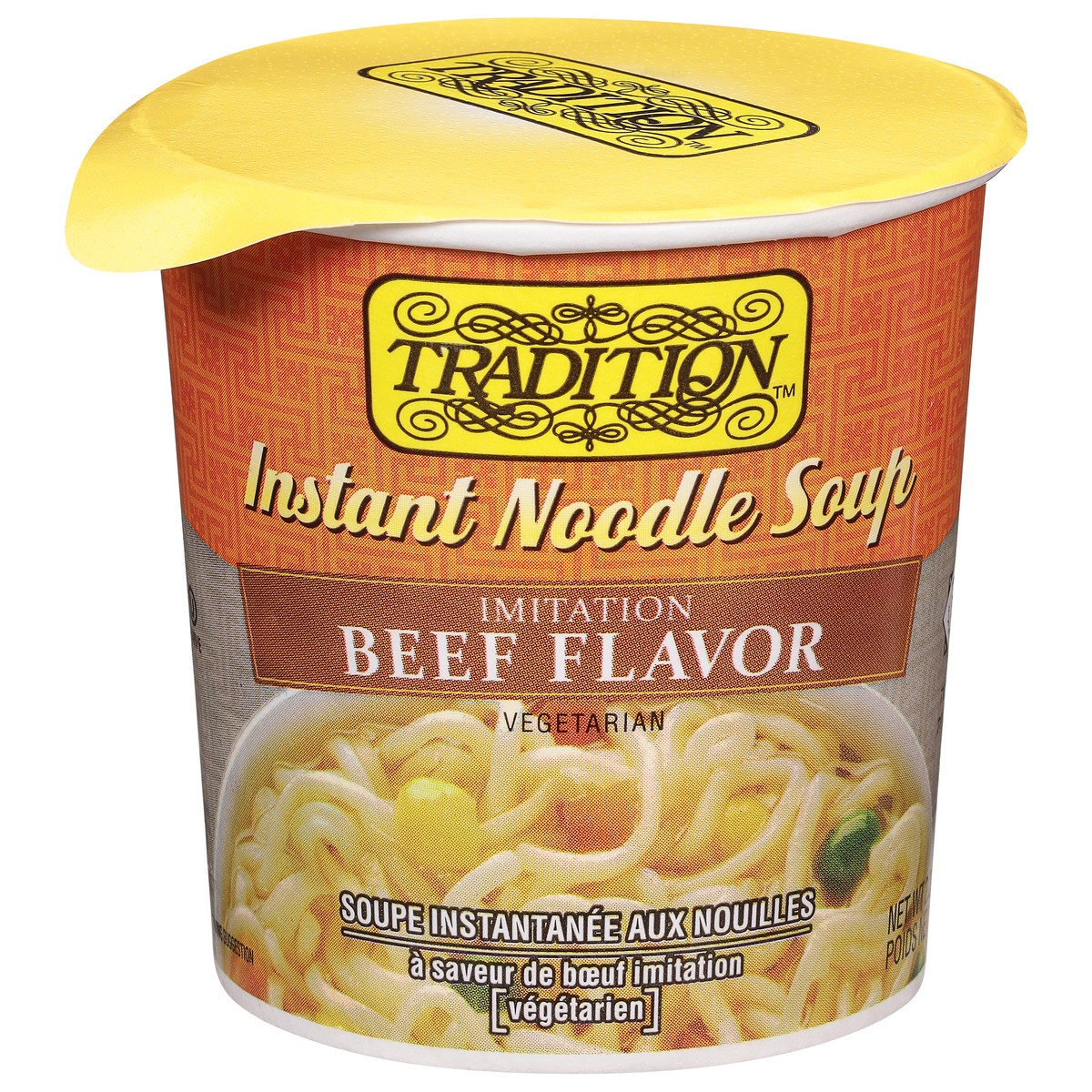 slide 1 of 4, Tradition Beef Flavor Noodle Soup, 2.29 oz