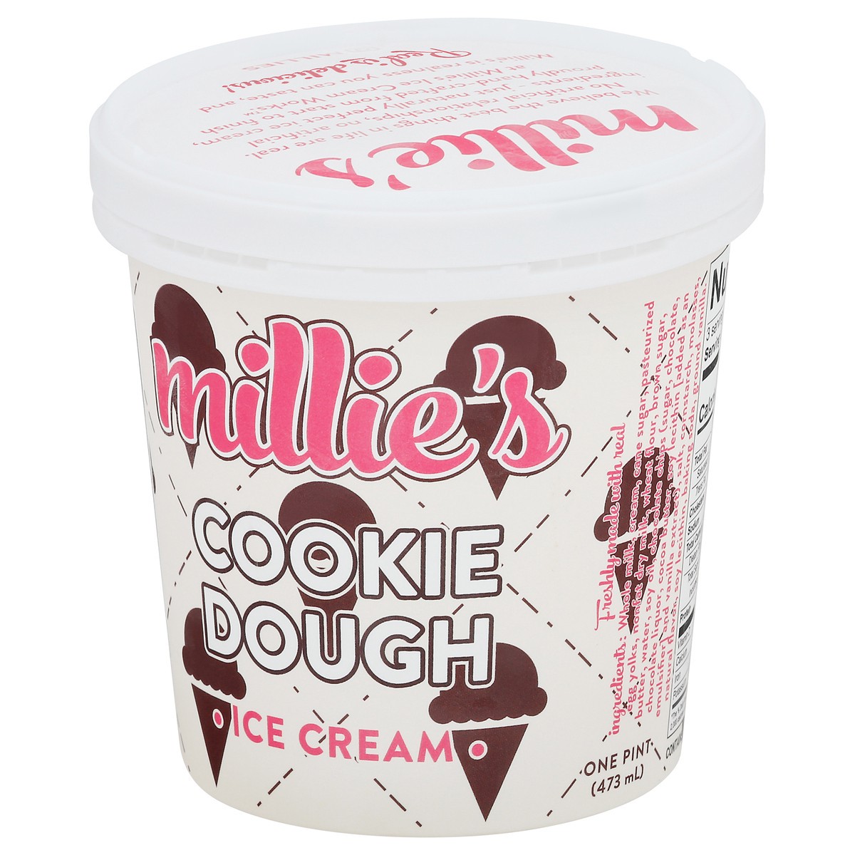 slide 3 of 13, Millie's Cookie Dough Cookie Dough Ice Cream 1 pt, 1 pint