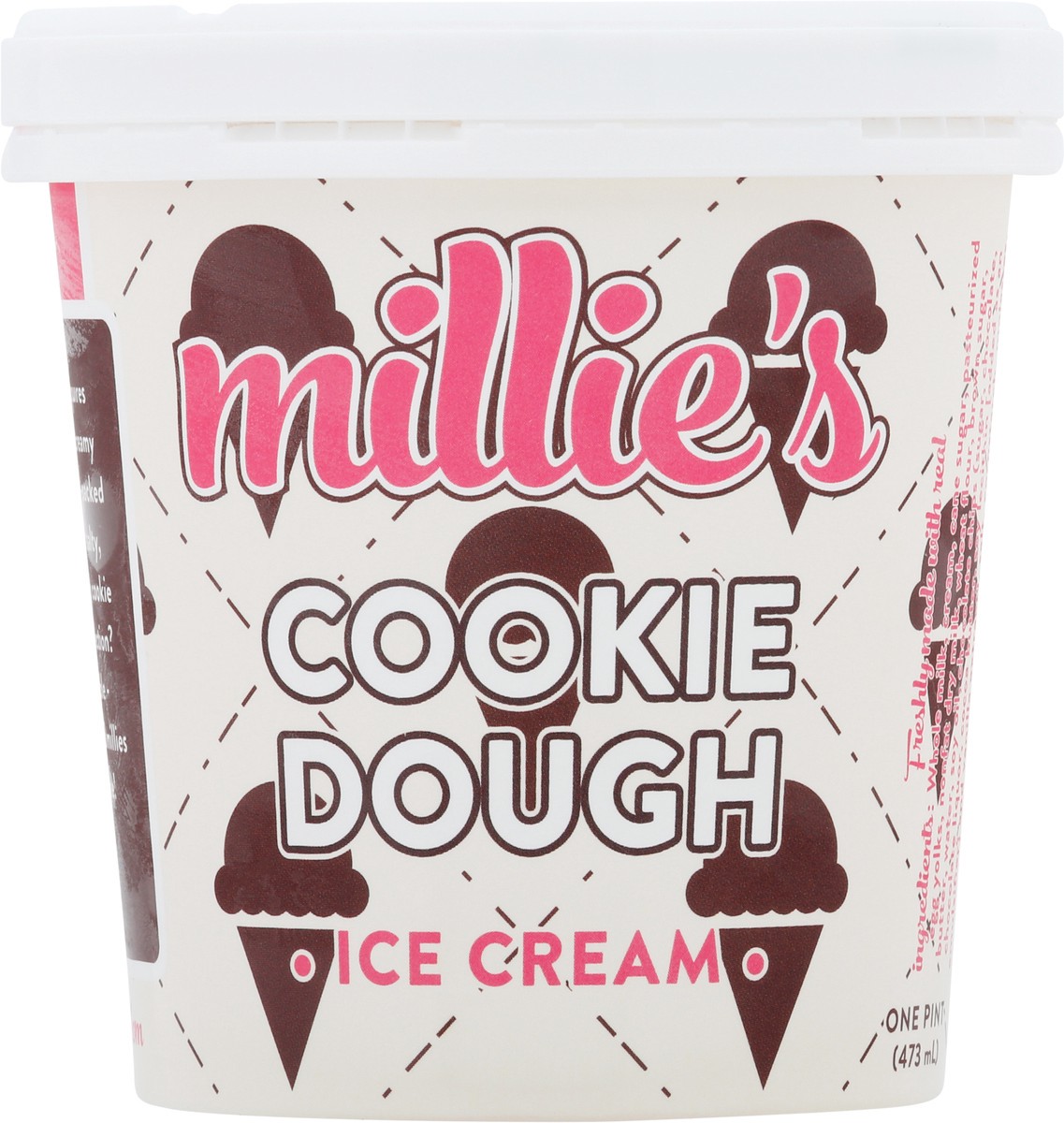 slide 10 of 13, Millie's Cookie Dough Cookie Dough Ice Cream 1 pt, 1 pint