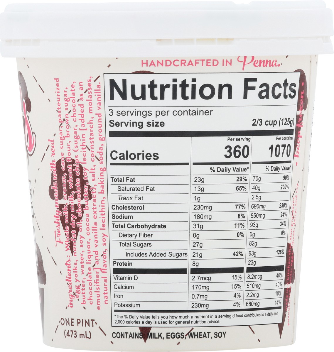 slide 9 of 13, Millie's Cookie Dough Cookie Dough Ice Cream 1 pt, 1 pint